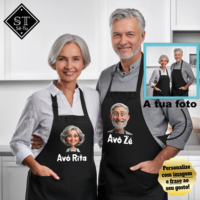 Avental Avós com Foto